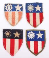 4x WW2 CBI (China Burma India) Patches