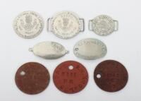 Grouping of Identity Discs of Loyal North Lancashire Regiment, Royal Berkshire Regiment, Northamptonshire Regiment and Sherwood Foresters Interest