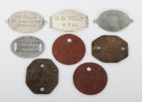 Selection of Identity Discs of Kings Own Yorkshire Light Infantry and Kings Shropshire Light Infantry Interest