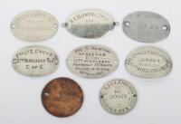 Grouping of Identity Discs of Middlesex Regiment Interest