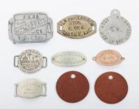 Grouping of Identity Discs of Essex Regiment & Oxford and Buckinghamshire Light Infantry Interest