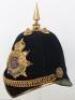 Post 1902 Prince of Wales Leinster Regiment Officers Home Service Helmet Attributed to Lieutenant Colonel Warner Hastings, 15th Earl of Huntingdon - 2