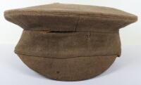 Rare WW1 British Other Ranks 1917 Dated Stiff Top Cap