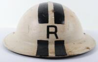 WW2 British Home Front Senior Rescue Party Officers Steel Helmet