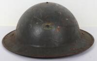 WW2 British Home Front “Sunblem Battery” Factory Workers Steel Helmet