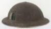 WW2 British Royal Signals Regimentally Marked Steel Combat Helmet - 4