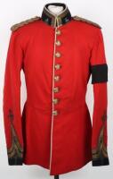 Post 1902 Royal Warwickshire Regiment Officers Full Dress Tunic