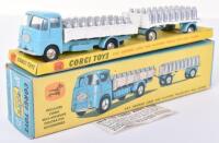 Corgi Toys Gift Set 21 E.R.F. Dropside Lorry and Platform trailer with Milk Churns