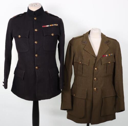 Tunics of WW1 Gloucestershire Regiment Distinguished Service Order (D.S.O) Winner Captain Edward Benjamin Pope