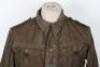 WW2 British War Economy Denim Battle Dress Blouse - 2