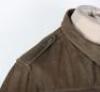 WW2 British War Economy Denim Battle Dress Blouse - 3