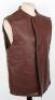 WW2 Period British Leather Jerkin - 3