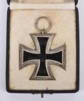 Cased Imperial German Iron Cross 2nd Class Awarded to a Bavarian Soldier