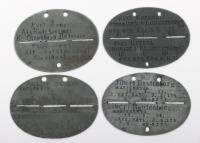 4x WW1 German Identity Discs