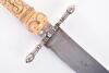 ^ Good scarce English silver mounted plug bayonet, late 17th century - 5