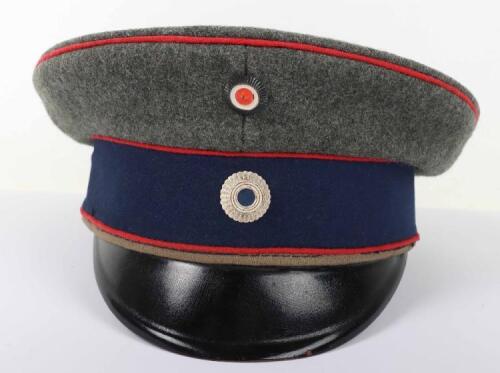 WW1 German Bavarian Medical NCO’s Peaked Cap