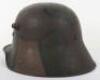 Imperial German Camouflaged M-17 Steel Combat Helmet - 3