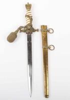 Scarce Early Kriegsmarine Imperial German Navy Conversion Officers Dress Dagger