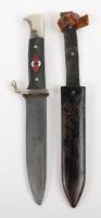 Early Third Reich Hitler Youth Boys Dagger with Motto by Hartkopf & Co Solingen