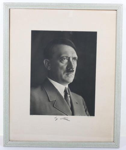 Large Framed Hoffmann Photograph of Adolf Hitler