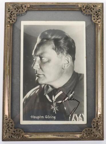 hermann goering cigarette card Third Reich Signed Postcard of Hermann Goring hermann goering cigarette card Third Reich Signed Postcard of Hermann Goring
