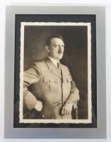 Third Reich Heinrich Hoffmann Photograph of Adolf Hitler with Ink Signature