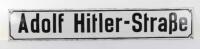 Third Reich Period Adolf Hitler Strasse Enamelled Street Sign