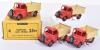 Dinky Toys 25M Four Bedford End Tippers in Trade Box