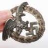 Attributed WW2 German Luftwaffe Observers Qualification Badge by Assmann & Sohn - 5