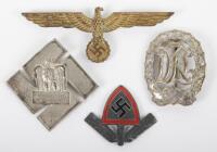 Third Reich DRL Sports Badge in Silver by Wernstein Jena