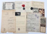 WW2 German Awards & Document Grouping