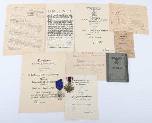 WW2 German Awards & Document Grouping