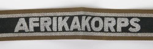 WW2 German Afrikakorps Tunic Cuff Title