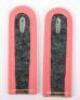 WW2 German Panzer Officers Tunic Shoulder Boards - 2