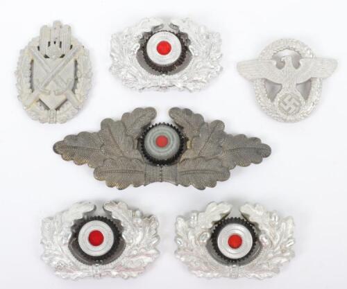 Selection of Third Reich Cap Insignias