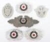 Selection of Third Reich Cap Insignias