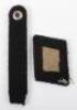 Third Reich Allgemeine-SS Officers Collar Patch and Shoulder Strap - 2
