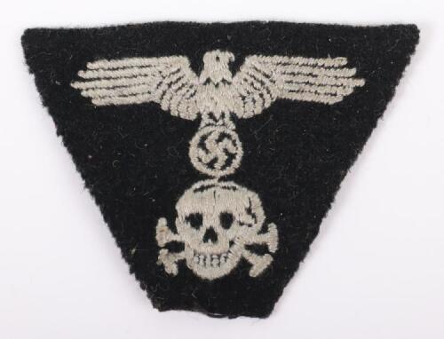 Third Reich Waffen-SS Panzer Ski Cap Insignia