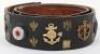 WW2 German Belt Decorated with Kriegsmarine Insignia - 2
