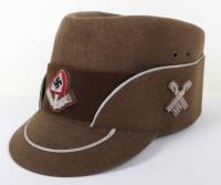 Third Reich RAD (Labour Service) Officers Cap with Lower Saxony District Tradition Badge