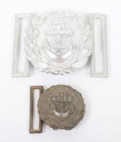 Kriegsmarine Administration Officers Belt Buckle