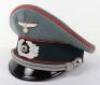 WW2 German Artillery Officers Triple Erel Peaked Cap - 5