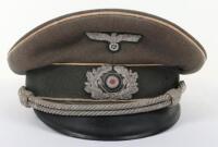 WW2 German Infantry Officers Peaked Cap