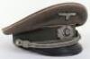 WW2 German Infantry Officers Peaked Cap - 4