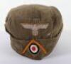 WW2 German Army Cavalry Other Ranks Tropical Pattern Overseas / Side Cap - 6