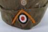WW2 German Army Cavalry Other Ranks Tropical Pattern Overseas / Side Cap - 8
