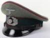 Rare WW2 German Nebelwerfer (Rocket Troops) NCO&rsquo;s Peaked Cap - 5