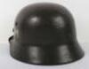 WW2 German Army M-35 Pattern Double Decal Steel Combat Helmet - 3