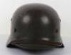 WW2 German Army M-35 Pattern Double Decal Steel Combat Helmet - 11
