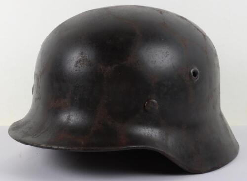 WW2 German M-40 Pattern Steel Combat Helmet